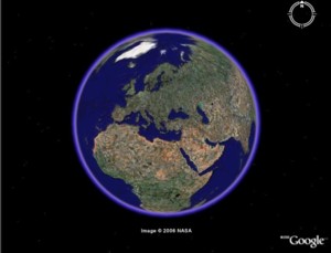 Mappemonde-Google Earth